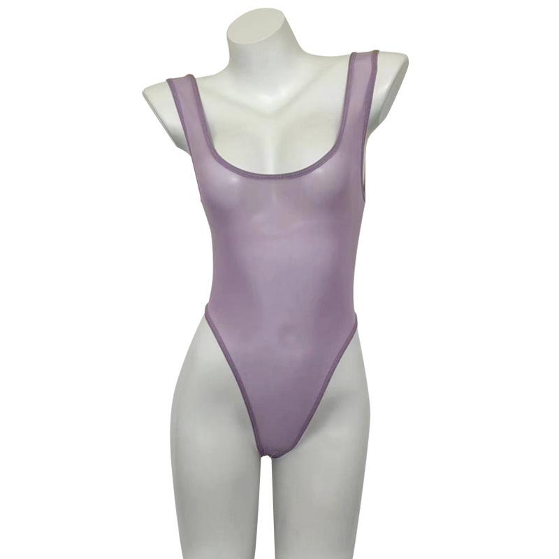 Lingerie sexy porte-jarretelles transparentes maillot de bain dead pool à eau combinaison ouverte à engrenages libres ensemble