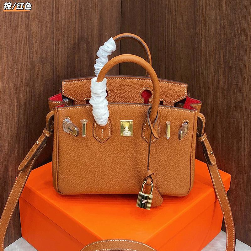 Hochwertige kontrastierende Farben 2026 neue Mode Leder Damen Handtaschen Handtaschen mit großem Fassungsvermögen Schulter Umhängetaschen
