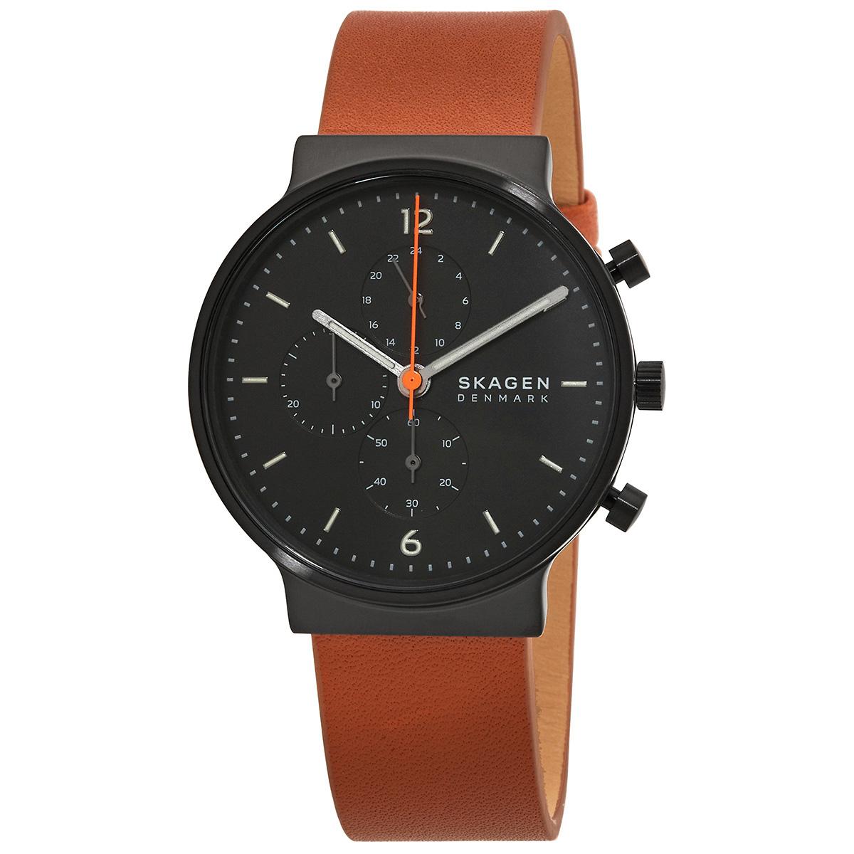 SKAGEN Ancher Chronograph Quartz Black Dial