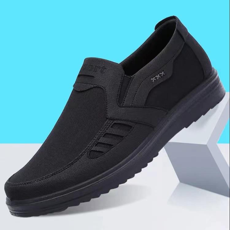 2025 new old Beijing cloth shoes breathable men's shoes soft sole non-slip dad shoes large size men's shoes casual canvas shoes