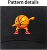 Dabbing Basketball Cartoon Graphic Baseball Cap Unisex Adjustable Polyester Outdoor Dad Hat