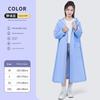 Women's Long Raincoat for Single Person, Full-Body Protection Against Heavy Rain, Suitable for Electric Scooters, Men's Adult Outerwear Raincoat