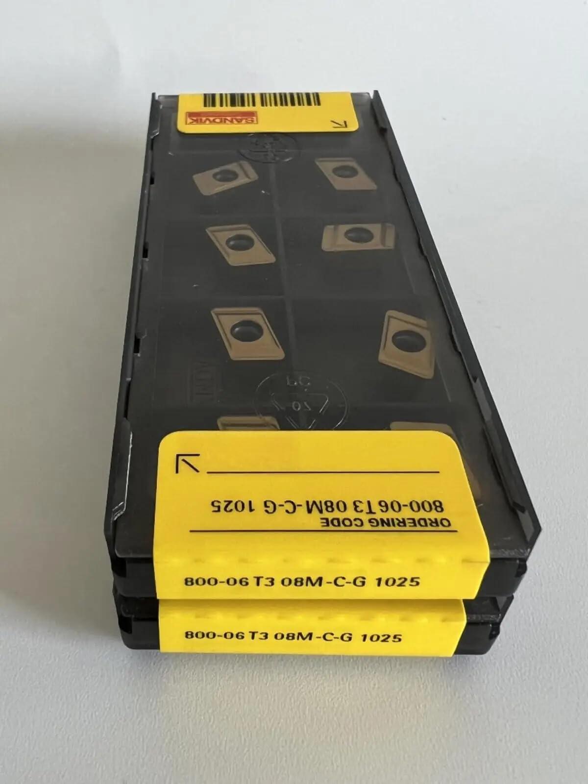 

Original Sandvik / 800-06T308M-C-G 1025 /Carbide CNC Blade 10 PCS