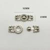1 Pair Women's Retro Brooches Clothing Cardigan Sweater Blouse Shawl Clips Shirt Collar Flower Pattern Duck Clip Clasps Scar