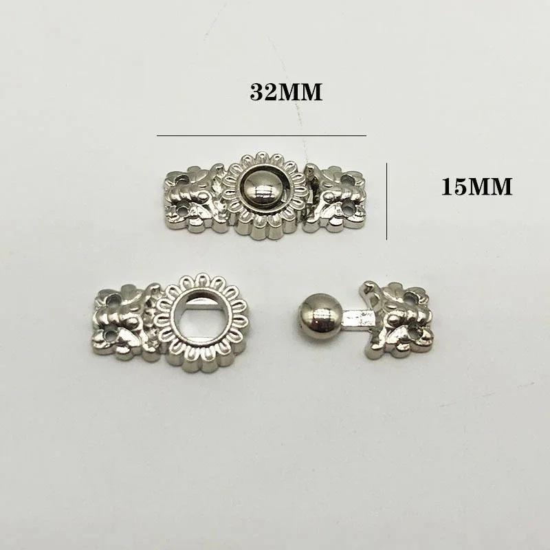 1 Pair Women's Retro Brooches Clothing Cardigan Sweater Blouse Shawl Clips Shirt Collar Flower Pattern Duck Clip Clasps Scar