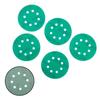 5Inch 8Hole Sanding Discs& Wet Dry PET Film Green Sandpaper Polishing