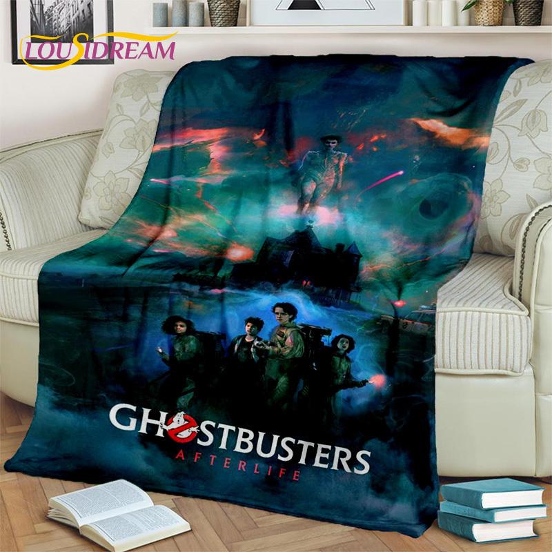 G-Ghostbusters Cartoon-Film-Decke, weiche Flanell-Überwurfdecke für Zuhause, Schlafzimmer, Bett, Sofa, Picknick, Büro, Wandern, Freizeit, Nickerchen, Geschenk