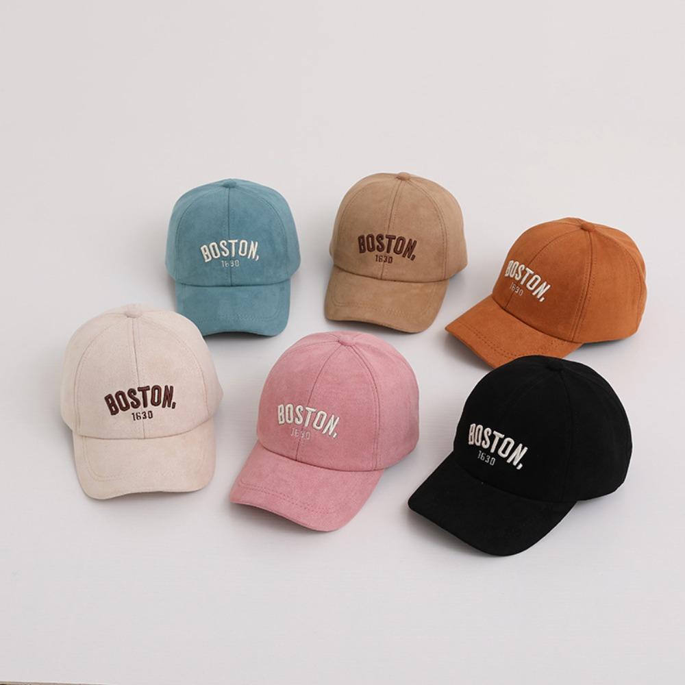 Casual Sun Hat Letter Embroidery Duck Tongue Hat Fashion Baseball Cap  Children