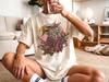 Floral Eagle Shirt, Boho Eagle Graphic Tee, Vintage Eagle Sweatshirt, Cottagecore Bird Shirt, Nature Lover Gift, Grunge Clothing