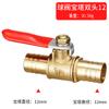 6mm-19mm 6-8 Pneumatische Connector handvat Slangtuit Rechtstreeks Messing Water Olie Lucht Gas Brandstofleiding Afsluitbare Kogelkraan Pijp Fittingen