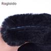 Raglaido Ring Scarves Woman Real Fur Neck Warmer Winter Rabbit  Warm Soft Women's Scarves Luxury Brand Fur Collar Scarf
