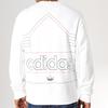 adidas Originals Trefoil Rivalry Retro Rundhals-Sweatshirt Herren Sweatshirts Weiß ED5660