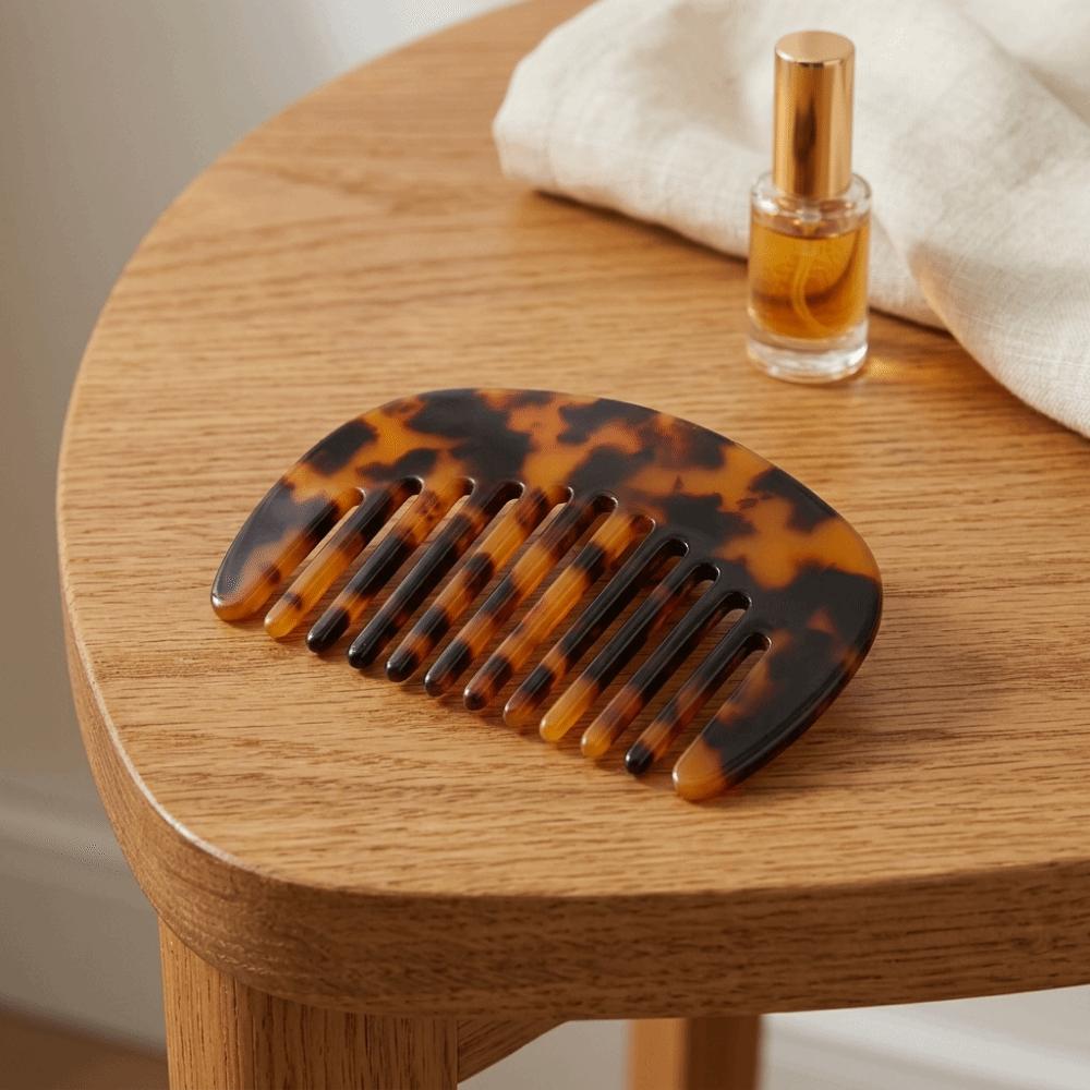 Marble Pattern Women's Anti-Static Hair Comb Pocket Comb Scalp Massage Comb  Hair Care Tool