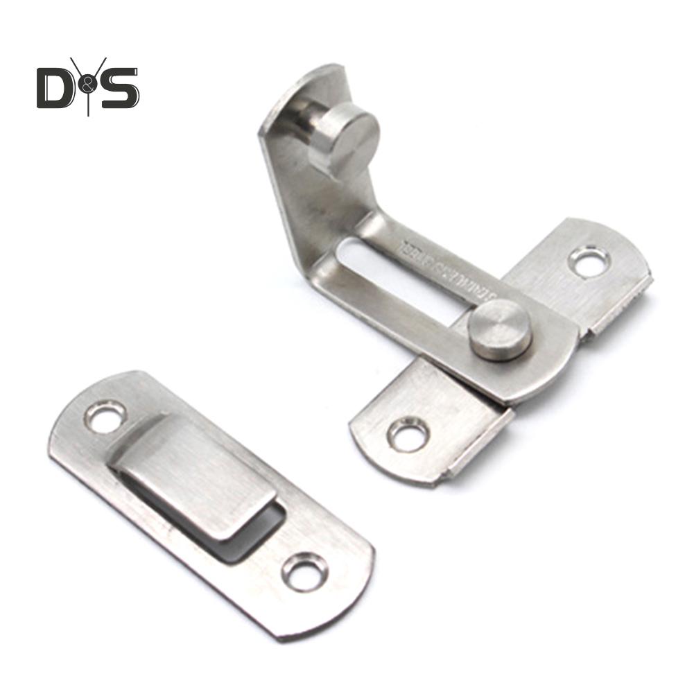 DYS TOOL SHOP Ανοξείδωτοι Μάνταλοι Ασφάλισης 90 Μοιρών Κλειδαριά Αλυσίδας Συρόμενης Πόρτας Εργαλείο Ασφαλείας