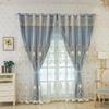 European Double Layer 100% Blackout Jacquard Curtains - Living Room & Bedroom Insulated Design