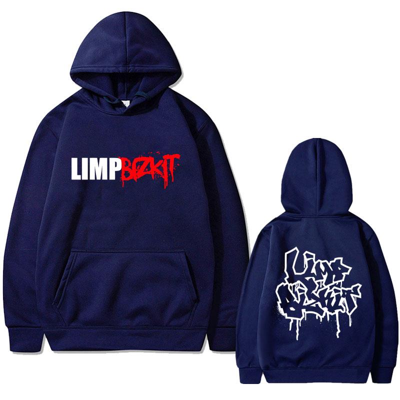 

Best Famous Limp Bizkit $3 Bill Graphic Hoodie Men s Sportswear Autumn/Winter Men s and Women s Retro Gothic Rock Hoodie 3XL