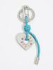 BIMBA Y LOLA BIMBA Y LOLA Gold Heart Blue Rope Keyring B246AIZ012BLF