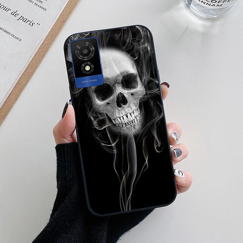 For TCL 501 Case Fashion Soft Silicone Back Cases for TCL 501 T433D Phone Cover TCL501 etui Fundas