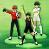 18cm 3 Stück Captain Tsubasa Anime Figur Ozora Tsubasa Action Figuren Hyuuga Kojirou/Wakabayashi Genzou Sammlungsmodell Spielzeug