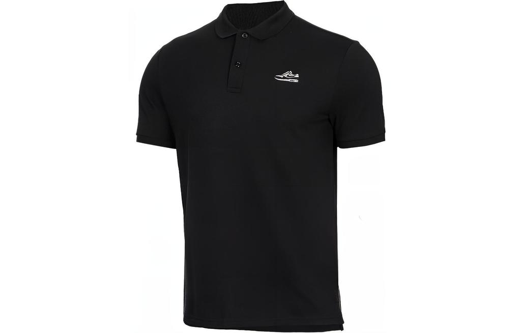 Nike Polo Shirts Men's Black Polo Collar Moderate Straight Fit AR2322-010