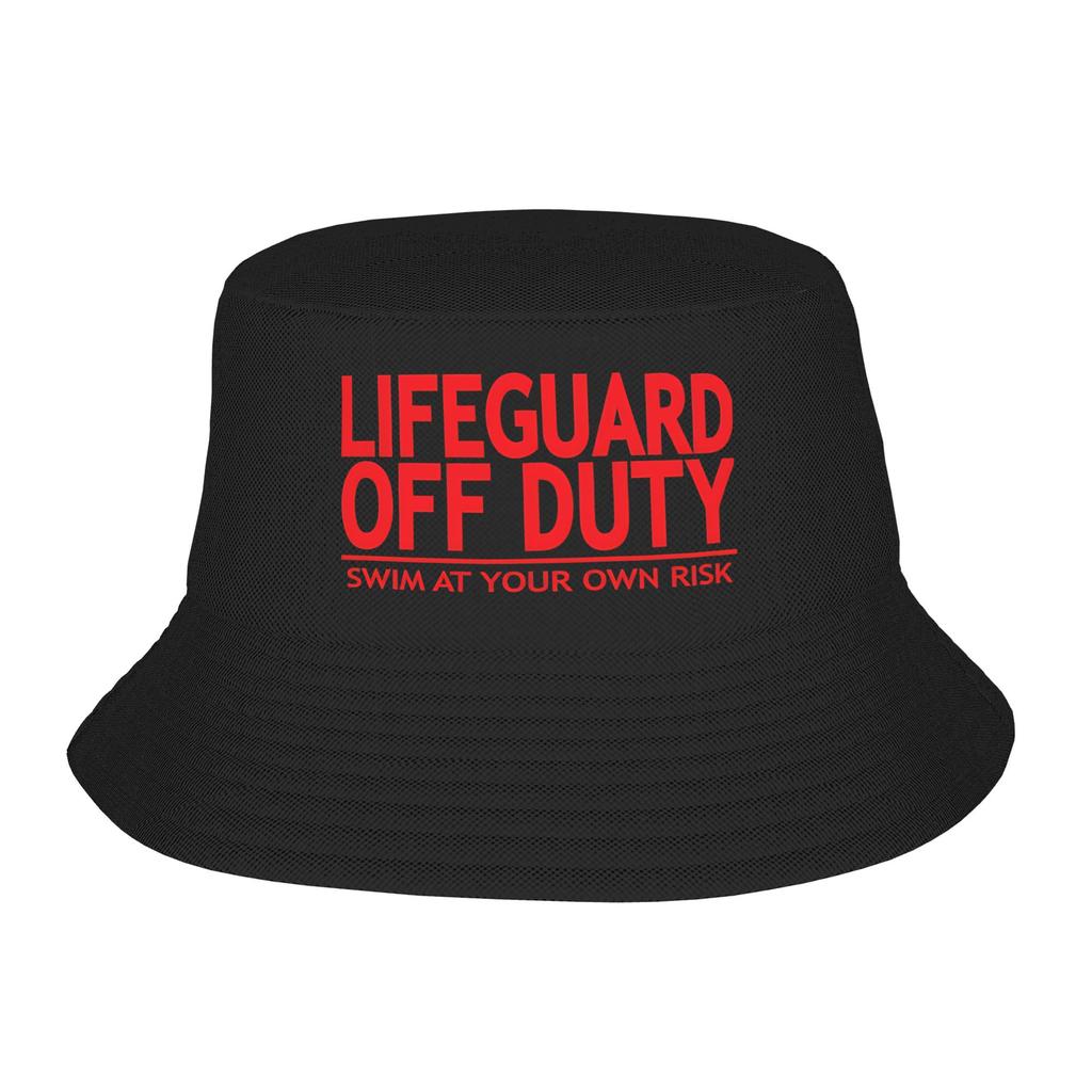 Unisex My Lifeguard Walks On Water Bucket Hat Breathable FisherUnisex Hats Spring Vintage Vacation Caps Streetwear Graphic Sun Hat