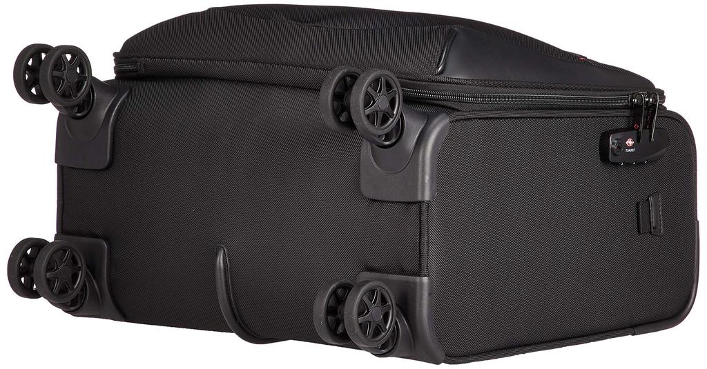 Samsonite Vigon II SP Rolling Tote (L40) Carry-on Suitcase, 27L, 44cm, 2.7kg, GU5*09007, Black
