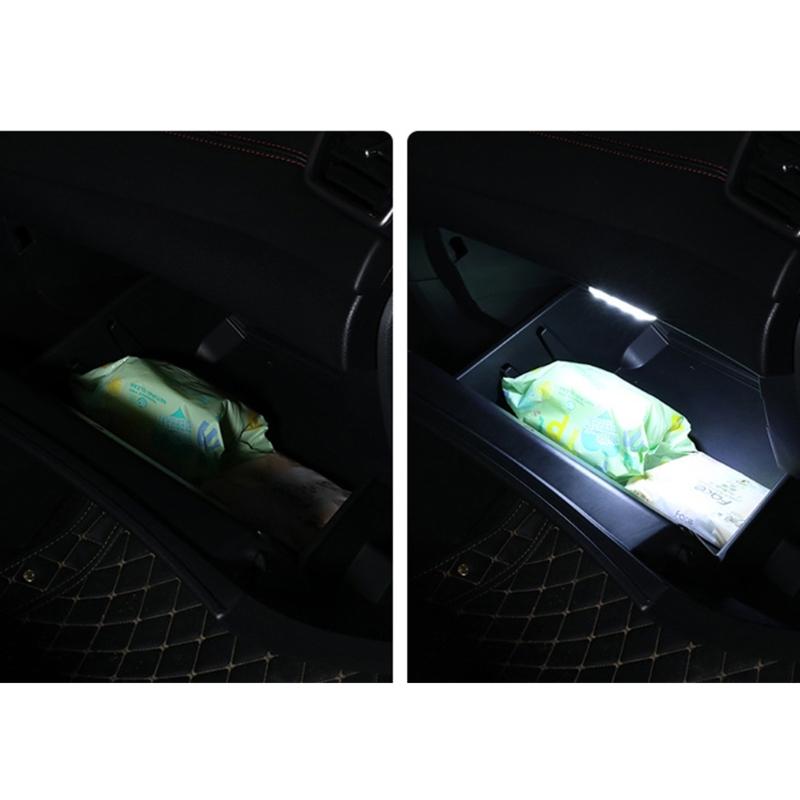 2Pcs Car Interior Lights Car Ceiling Lights Magnetic Sticker Wireless Touch Light Car Accessories Night Reading Light