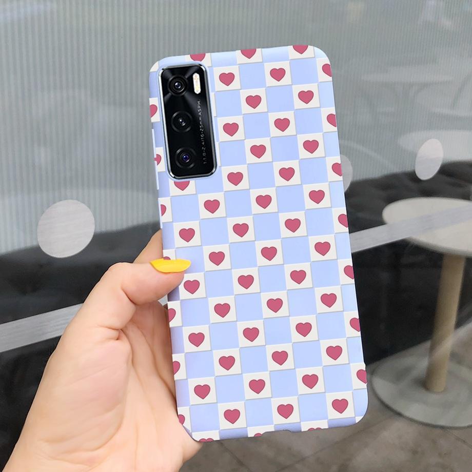 For Vivo Y70 Case 6.44'' Fashion Girls Soft TPU Silicone Back Cover For Vivo Y70 2020 Y 70 With NFC Phone Cases for vivoY70 Bag