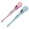 2pcs Nail Dust Cleaner Brush Home Salon Electroplating Exquisite Nail Dust Powder Remover Makeup Brush