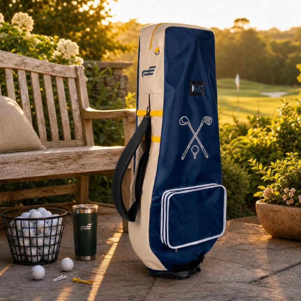 Golf Bag Rain Cover Lightweight for Road Trips, Outdoor Storage