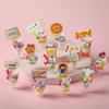 Kids' DIY Ice Cream Cup Craft Kit - Colorful Dessert Simulation & Educational Toy