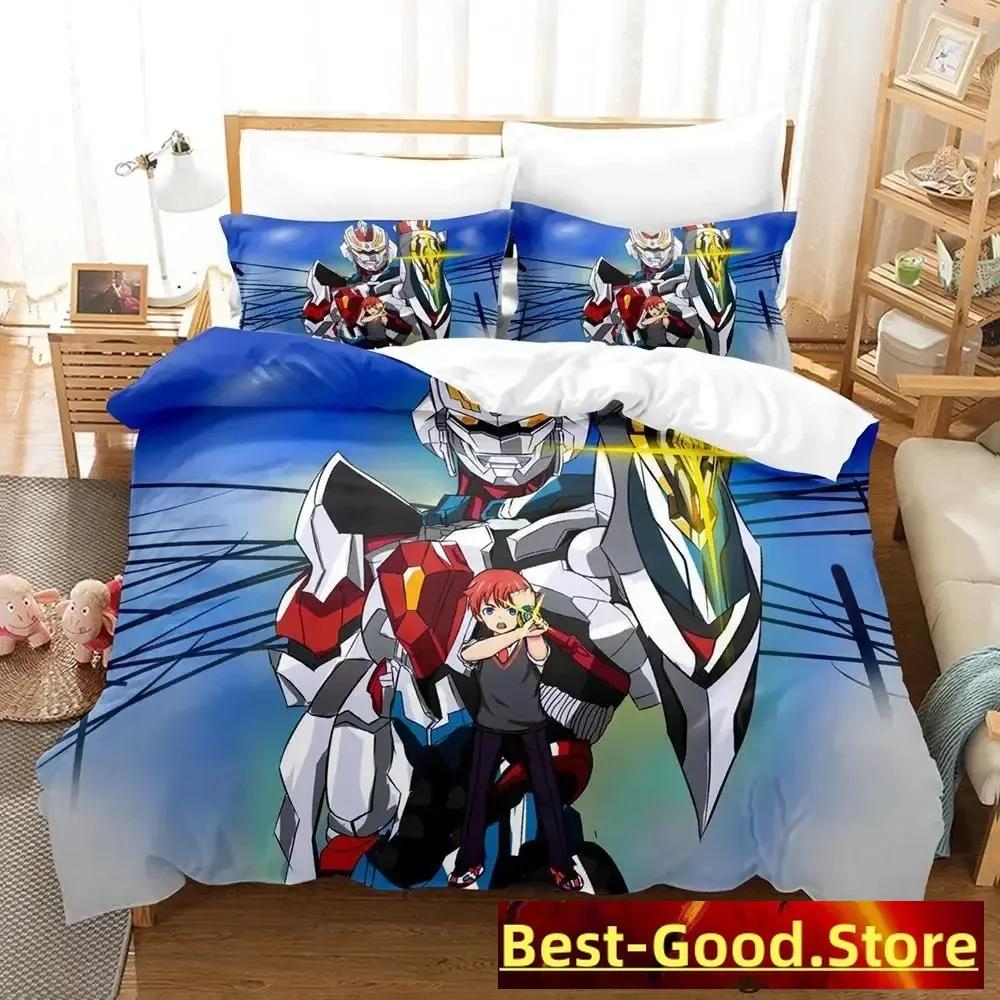 Ssss Gridman Bedding Set Single Twin Full Queen King Size Bed Set Adult Kid Bedroom Duvetcover Sets Anime Parure De Lit Bed