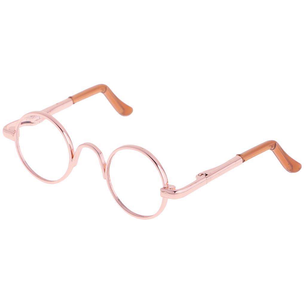 Glasses Sunglass for Doll 1/3 1/6 LUT Eyewear Gold