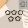 5Pcs Star Duck Flower Shape Spring Ring Open Buckle Carabiner Snap Clip For Leather Bag Handbag Belt Strap Connector