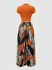 Women's Sleeveless Printed Fashion Set with Versatile Wide-Leg Pants