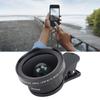 2 in 1 Phone Camera Lens Kit 0.45X Wide Angle 12.5X Macro Universal Clip On Cell Phone Lens for Street Photography Landscape Selfies