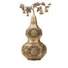 Feng Shui Gourd Auspicious with Hanging Medallions Polished for Collectors