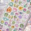1/3/5Sheet Random Mix Style 3D Relief Sticker Cute Animal Bear Cat Dinosaur Dog Chick Scrapbook Decorative Embossed Stickers ZYF