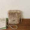 Autumn Winter Furry Bag for Women New Crossbody Bag High Capacity Vintage Shoulder Handbag Versatile Fashion Purse