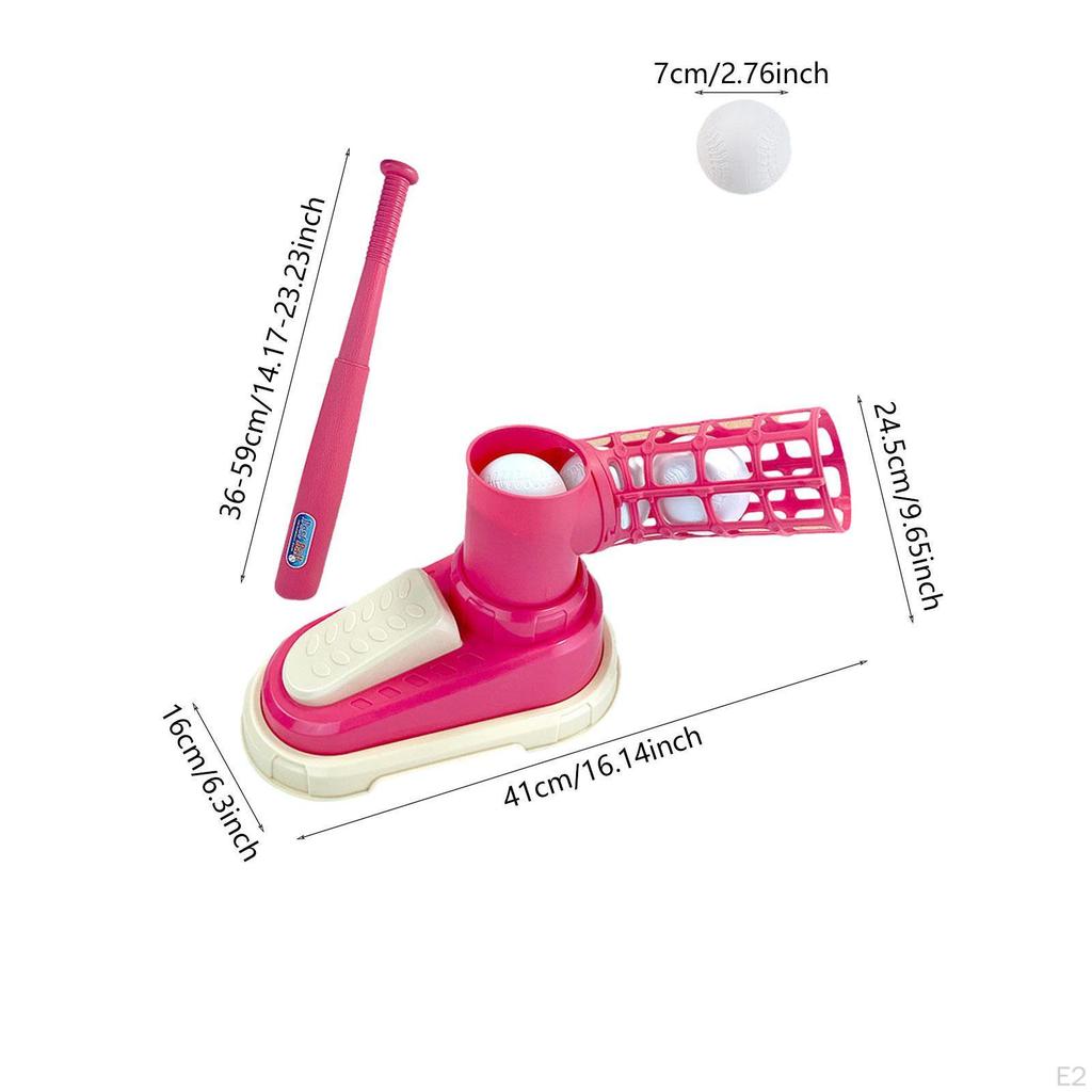 Baseball Wurfmaschine Fußpedal Ballauswerfer Pitcher Ausrüstung Übung Praktisches Geschenk