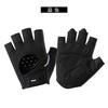 Unisex Half-Finger Gym Gloves Pull-Ups Weight Training Cycling Anti-Slip Palm Padding Non-Slip Grip