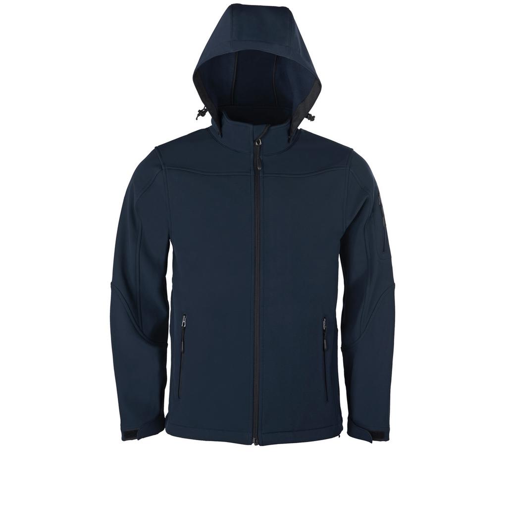 HRM Womens/Ladies Hooded Soft Shell Jacket