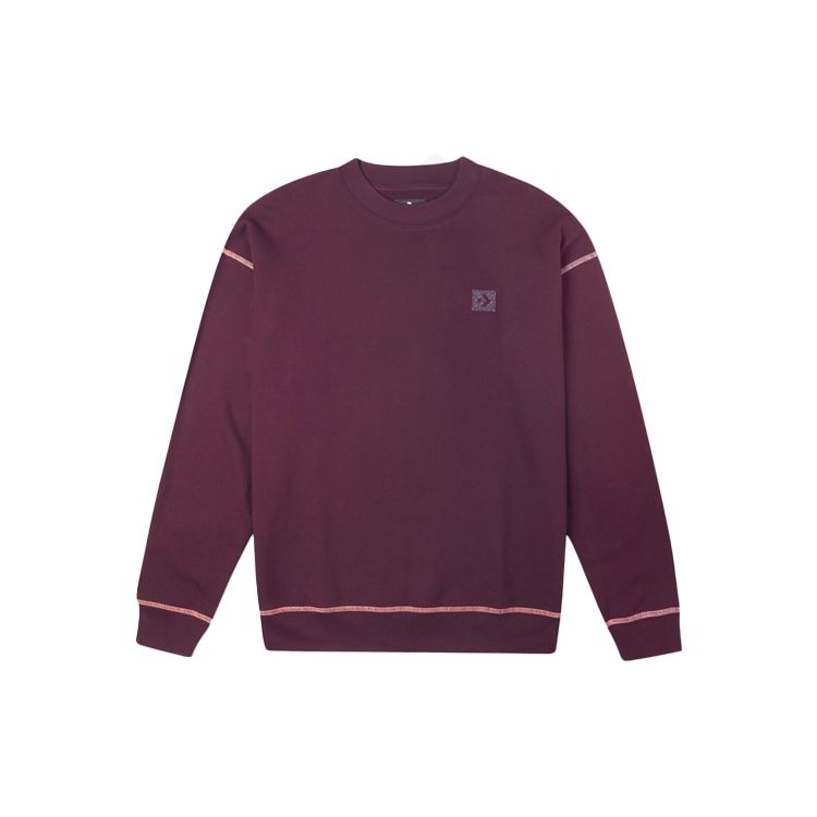 

Converse Renew Crew Neck Pullover Sweatshirt Мужские топы Гранат 10021574-A03