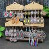 Boho Style Multi-Style Women's Earrings Geometric Shape Dangle Ear Zircon Match Various Party Decor Gifts