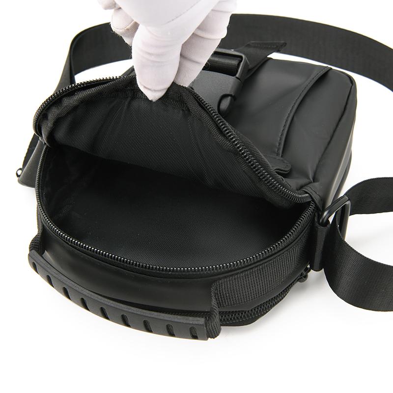 Borsa a tracolla impermeabile da uomo, borsa a tracolla verticale leggera, piccola borsa