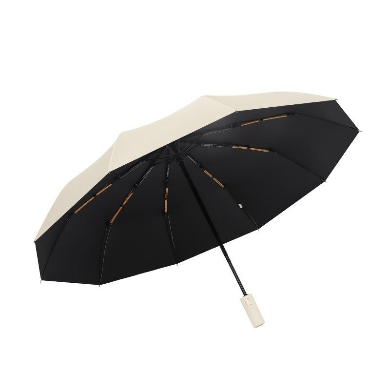 Folding umbrella sunscreen parasol outdoor stall umbrella double weather and rain umbrella UV protection