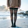 Women Sheer Sexy Elastic Hosiery Plus Size Striped Lace Thigh High Stockings Over Knee Stay Up Slim Fit Long Socks Big Size XXXL