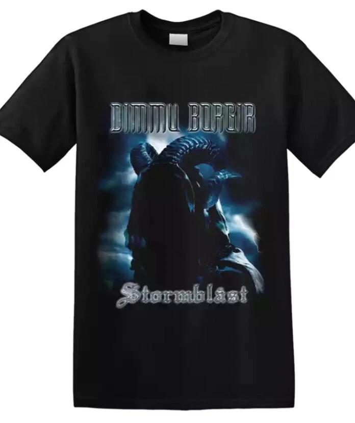 DIMMU BORGIR Stormblast Футболка 2005 Подарок Фанату Черная Футболка, Футболка DIMMU BORGIR L