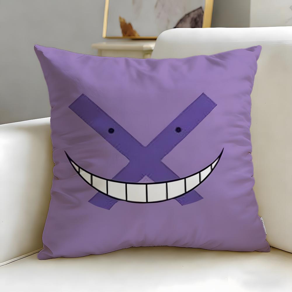 Federa Cuscino Anime Assassination Classroom Morbida Facile da Lavare Versatile per Divano Letto Viaggio e Ufficio
