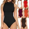 New Arrival Women's High Neck Sleeveless Jumpsuit - European & American Style, Sexy & Slimming